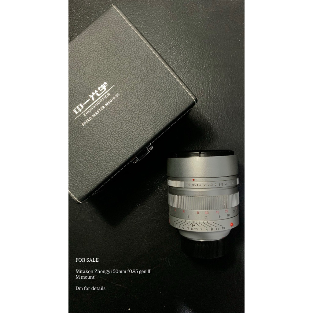 Mitakon Zhongyi 50mm f0.95 gen lll m mount