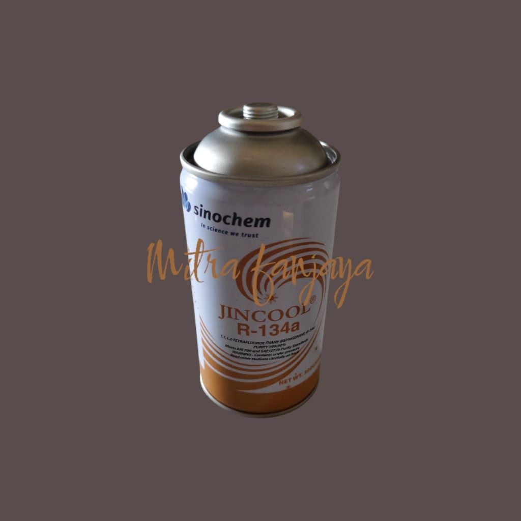 FREON JIN COOL R 134A KULKAS AC / MOBIL FREON KALENG JINCOOL R-134A 300 GRAM