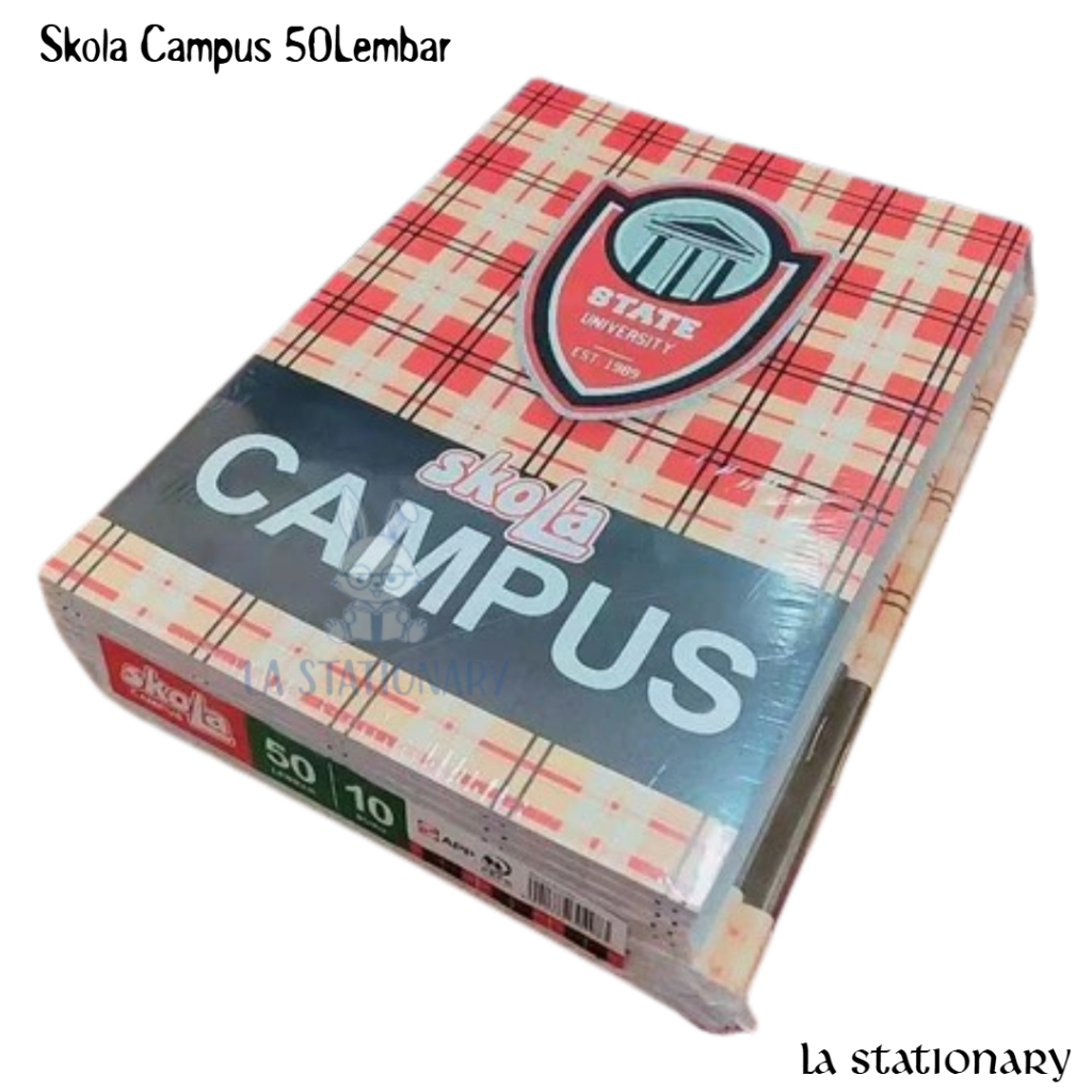 

Skola - Buku Tulis Campus Boxy 50 lembar By SIDU / pak