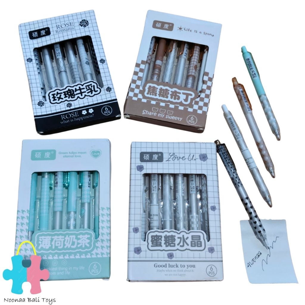 

Pulpen Mekanik Set Isi 6 pcs Pulpen Karakter Alat Tulis Peralatan Sekolah