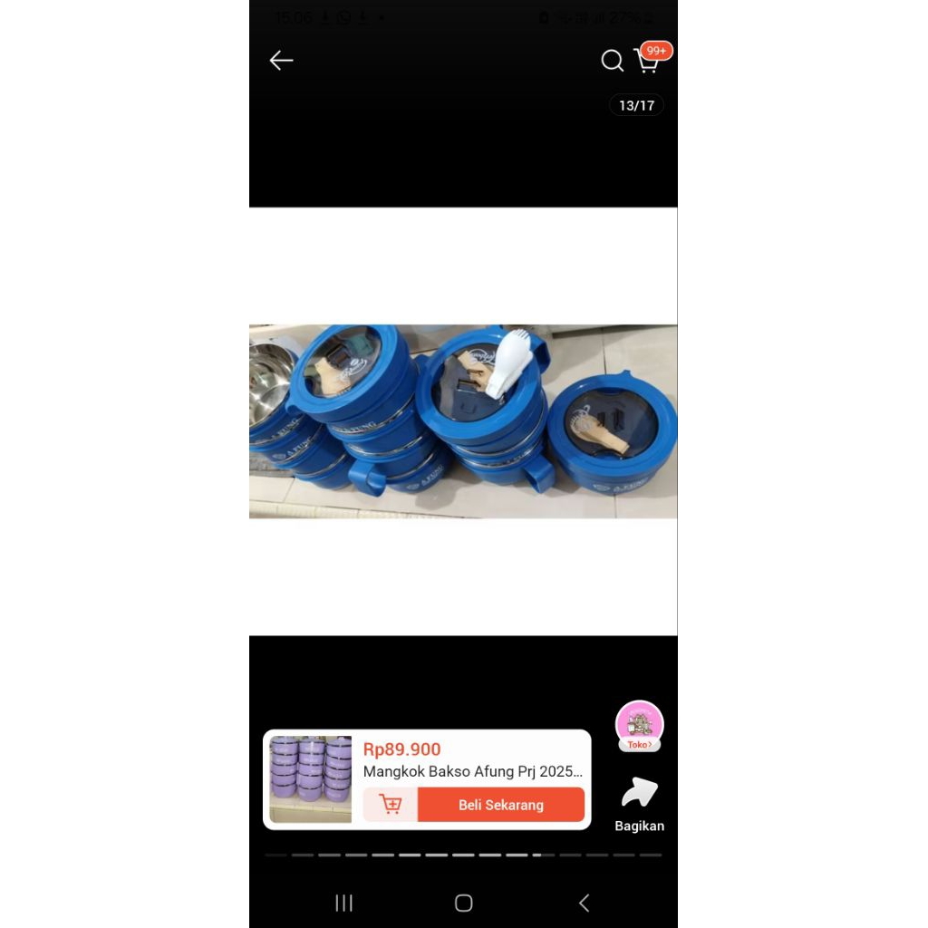 termurah mangkok bakso afung tanpa po readystock