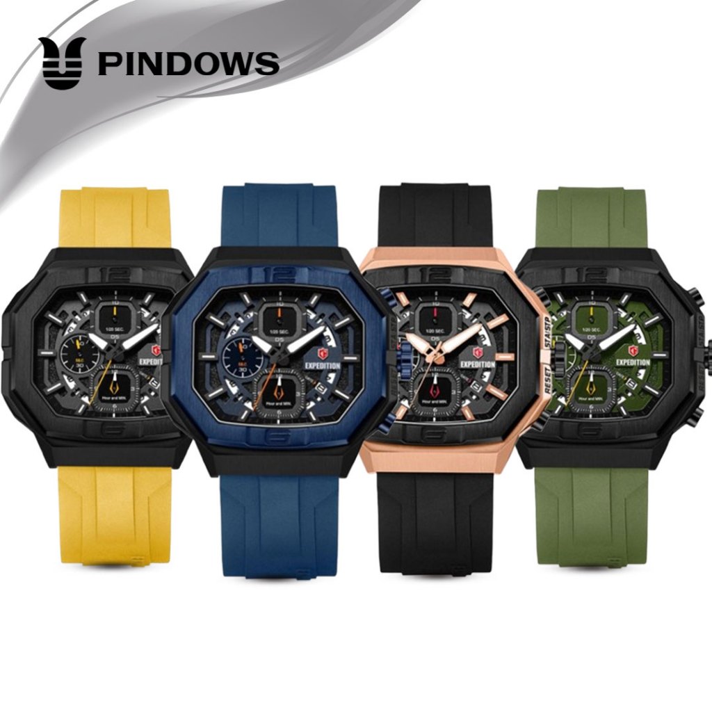 ORIGINAL Jam Tangan Unisex Pria Dan Wanita Expedition E6813 E 6813 EXP 6813 Garansi Resmi 1 Tahun