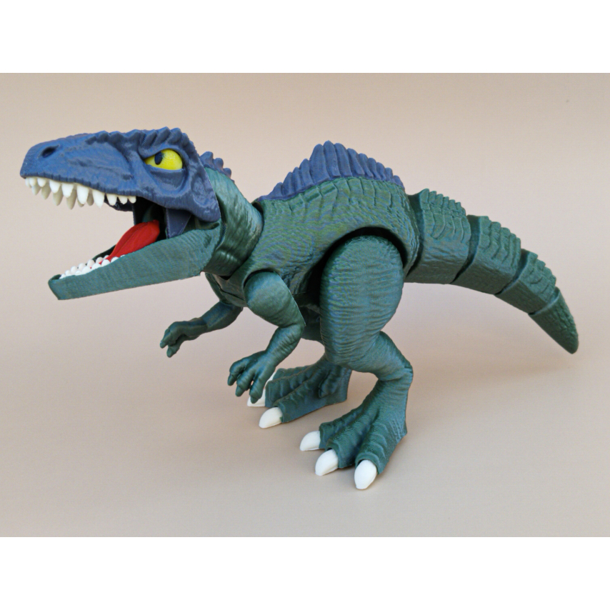 Cuero Mainan Dinosaurus Giganotosaurus Artikulasi jurassic Prasejarah