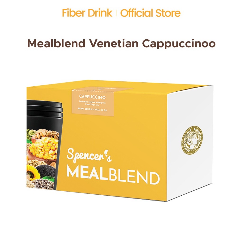 

Spencer's MealBlend - Dark Choco - Multigrain Slimming Drink - Pengganti Makanan Spencer Meal blend replacement official store Bpom