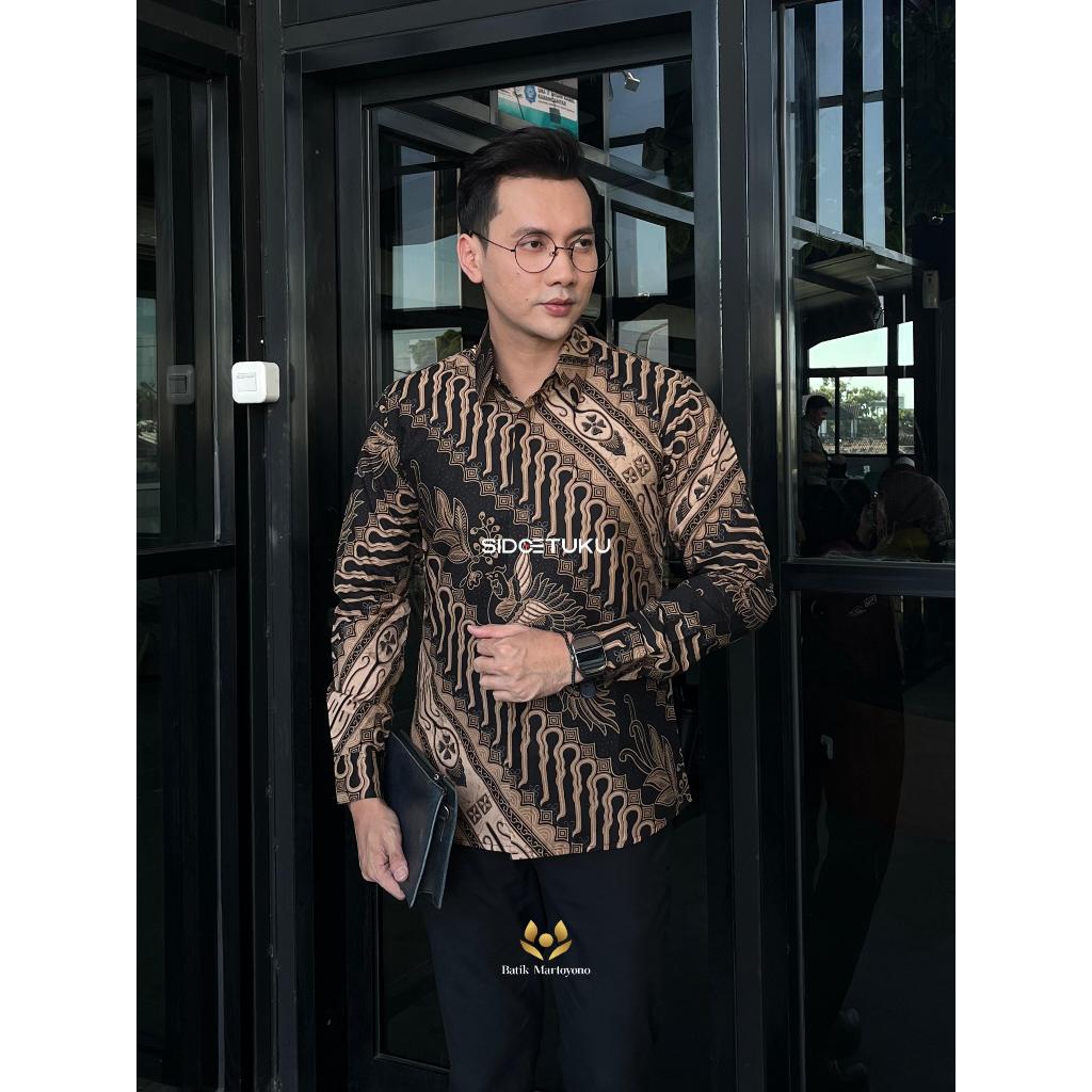 PARANG KUSUMO kemeja batik pria slimfit lengan panjang