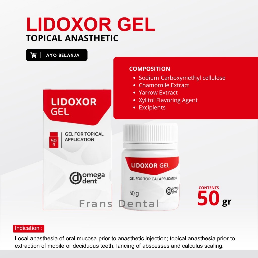 Omegadent Topical Anastesi Gel