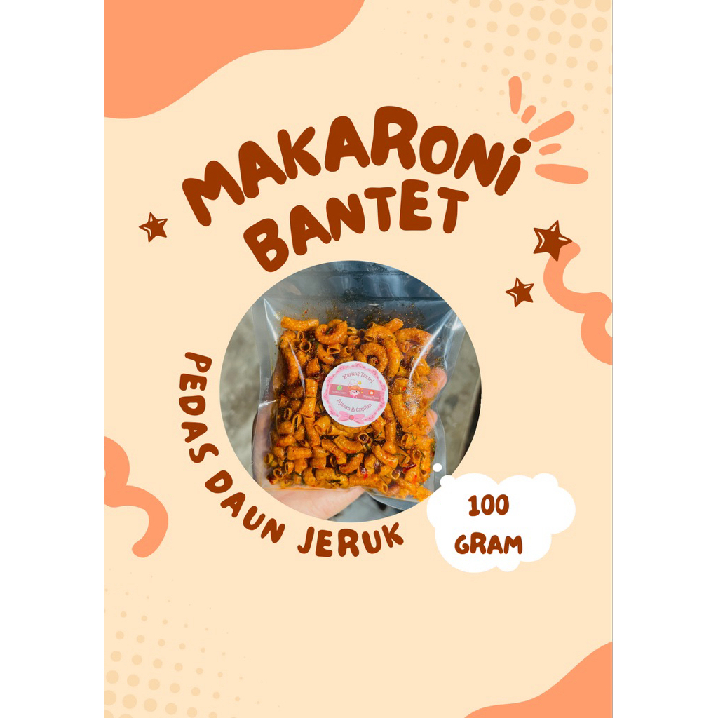 

makaroni bantet extra pedas 100 gram
