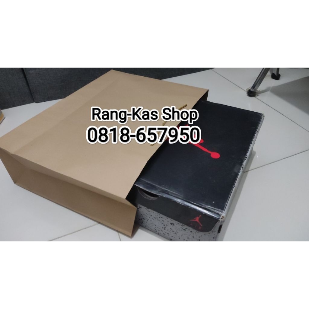 

Paper bag POLOS Landscape Coklat kraft samson isi 12pcs