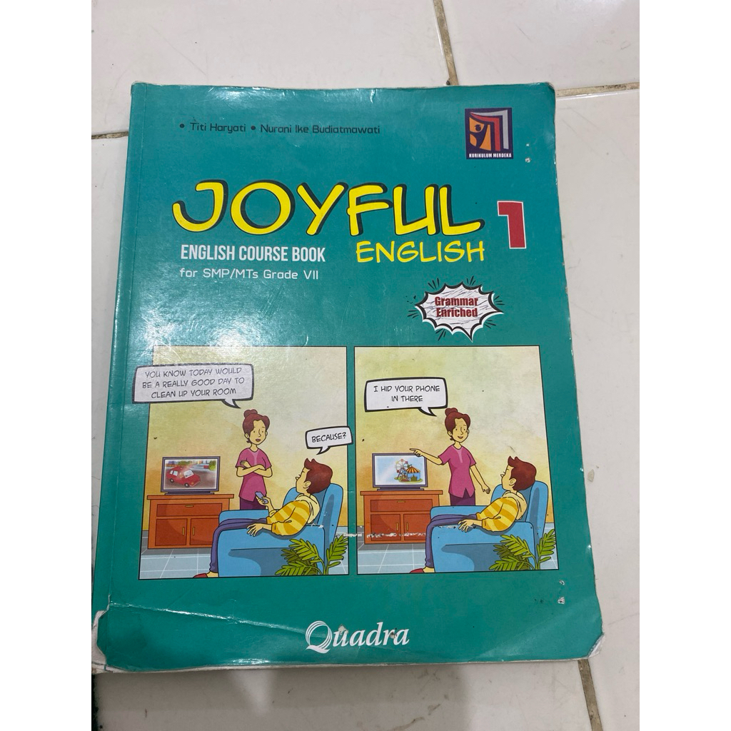buku bahasa inggris Joyful kelas 7 SMP