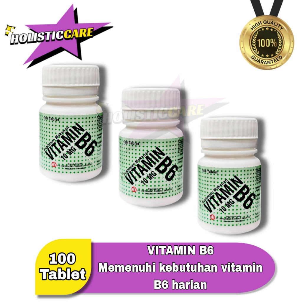 Vitamin B6 Botol Isi 100 Tablet Infarmind