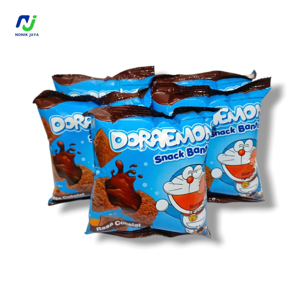 

Doraemon Snack Bantal Rasa Cokelat Paket 5 Pcs@30g