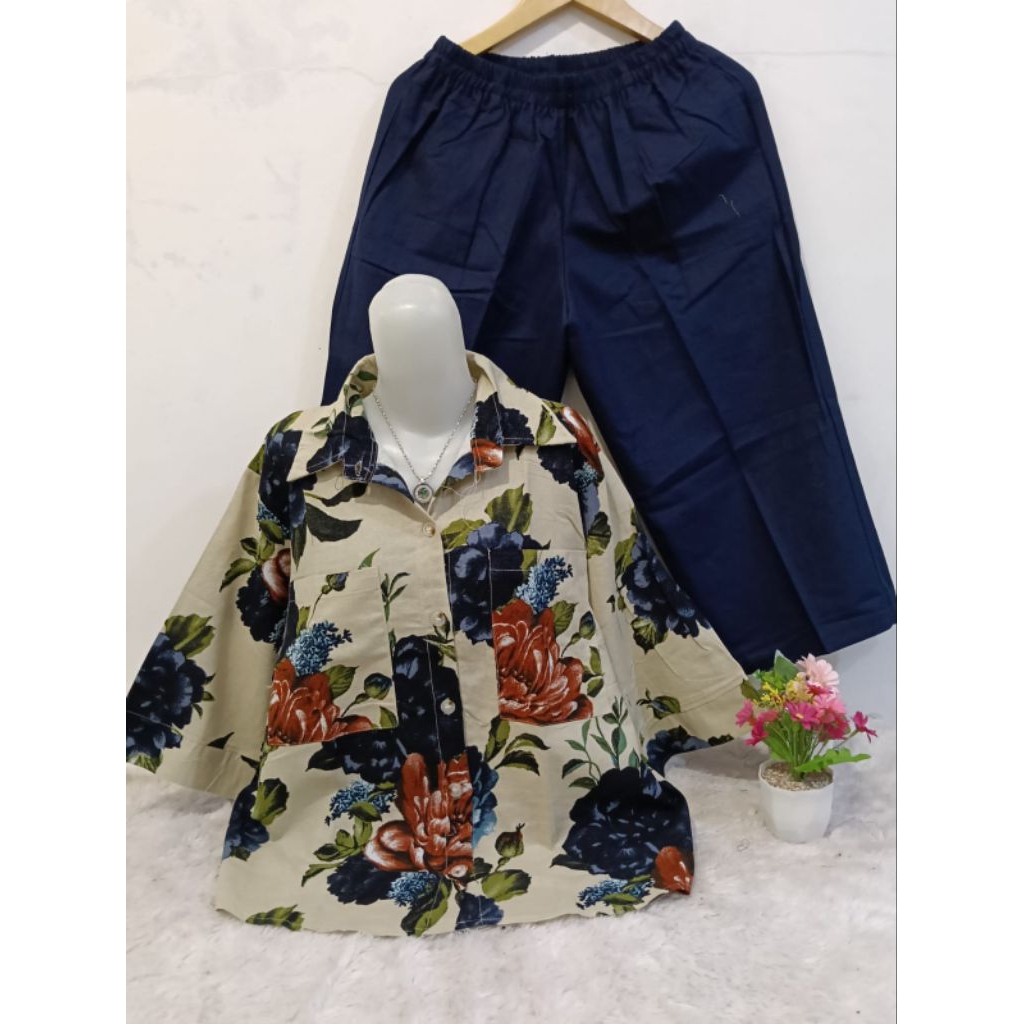 Setelan Jumbo Katun Twill