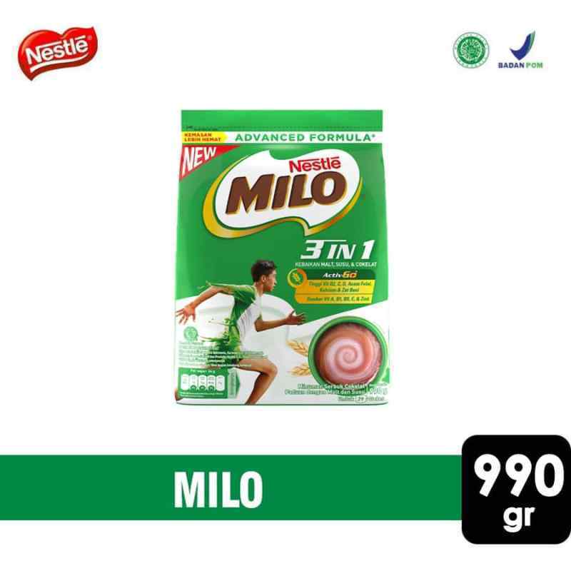 

MILO 3 IN 1 990GR