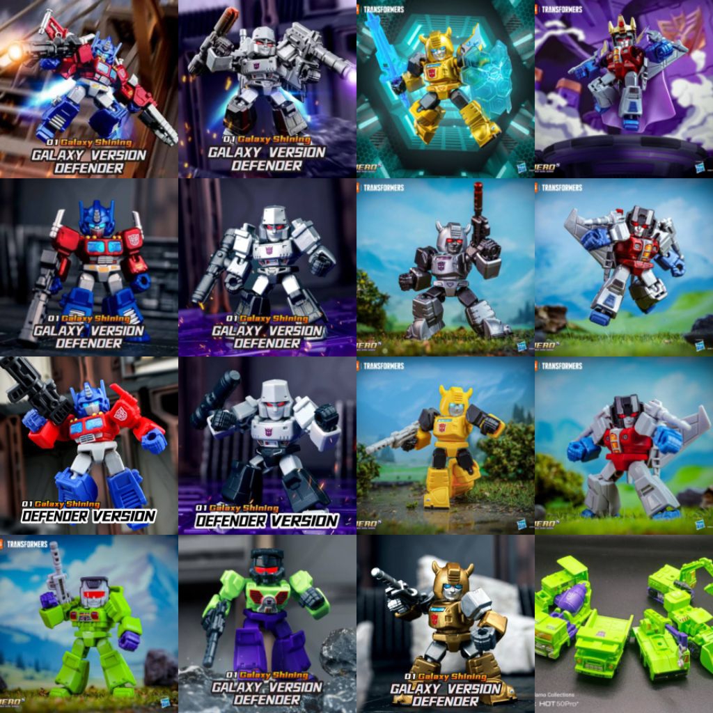 Blokees Transformers Super Secret Optimus Prime Megatron Bumblebee Starscream