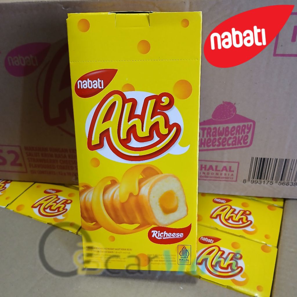 

NABATI AHH 1000an 1 pack isi 10 wafer keju 9gr