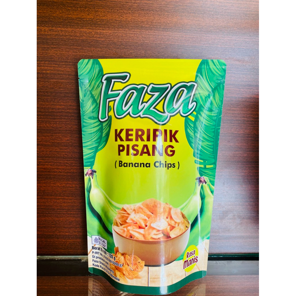 

Keripik Pisang Faza (Banana Chips) Rasa Manis 120 gram
