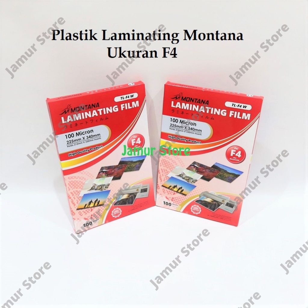 

Plastik Laminating Montana F4 Laminating Film 100 Micron Montana F4