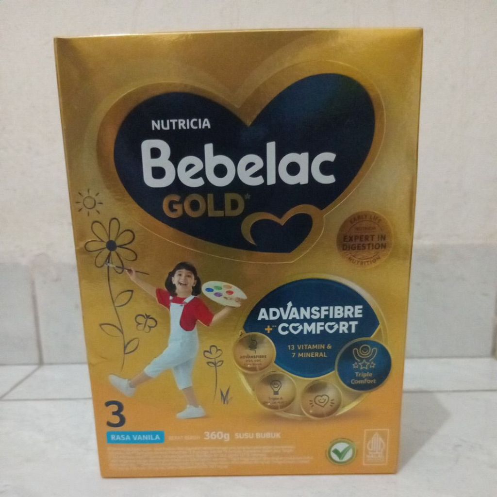 

BEBELAC GOLD 3 VANILA SUSU PERYUMBUHAN ANAK 360G