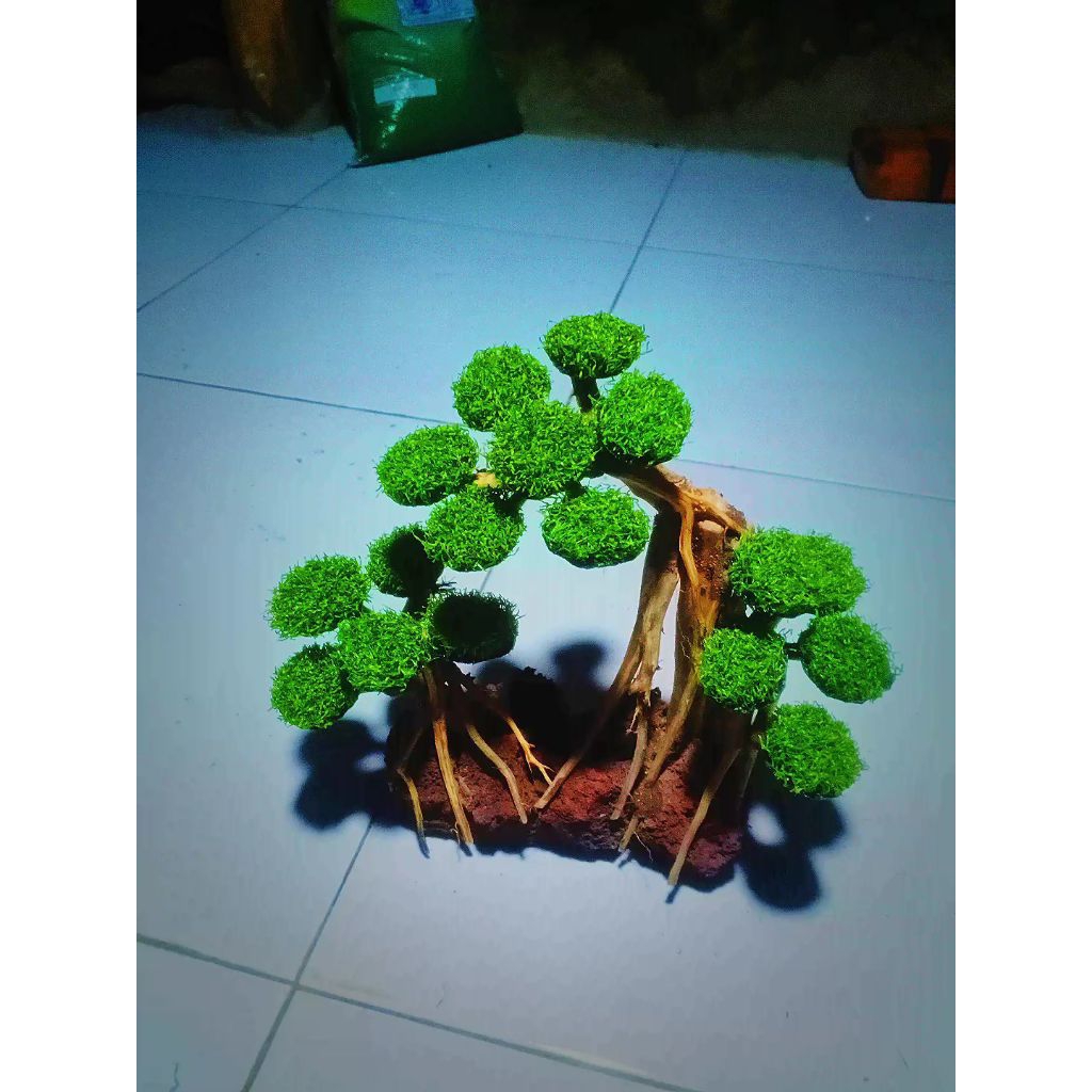 ornamen bonsai sintetis dekorasi aquarium hiasan aquarium