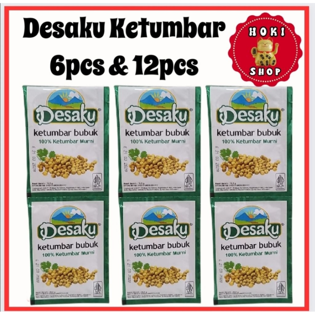 

Desaku Ketumbar Bubuk Murni 6pcs & 12pcs15gr / Ketumbar Desaku