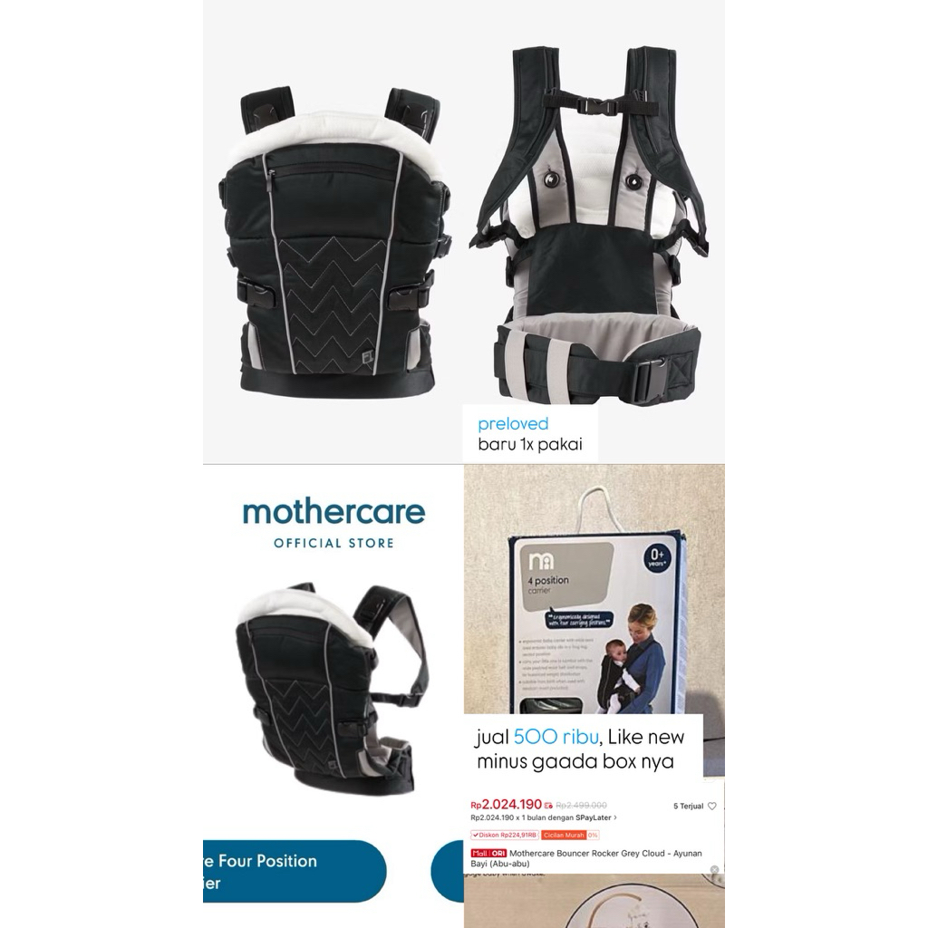 preloved baby carrier