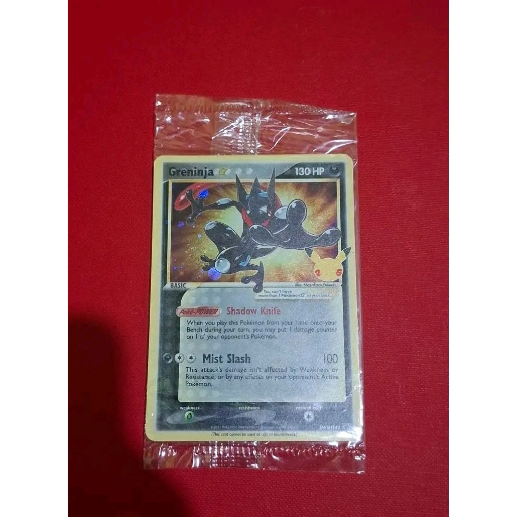 Kartu Pokemon Greninja 25th