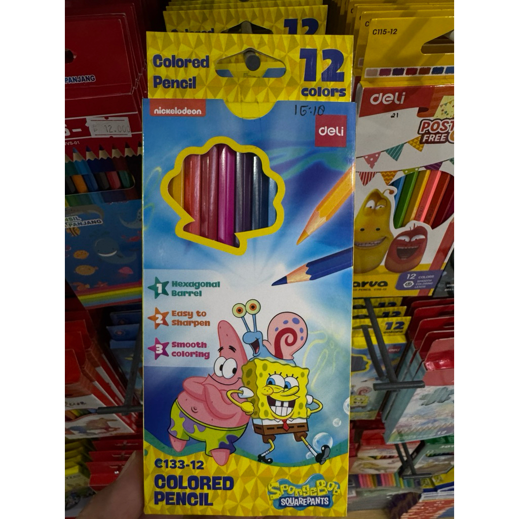 

Deli Pensil 12 Warna C133-12 Round Shape Coloured Pencil
