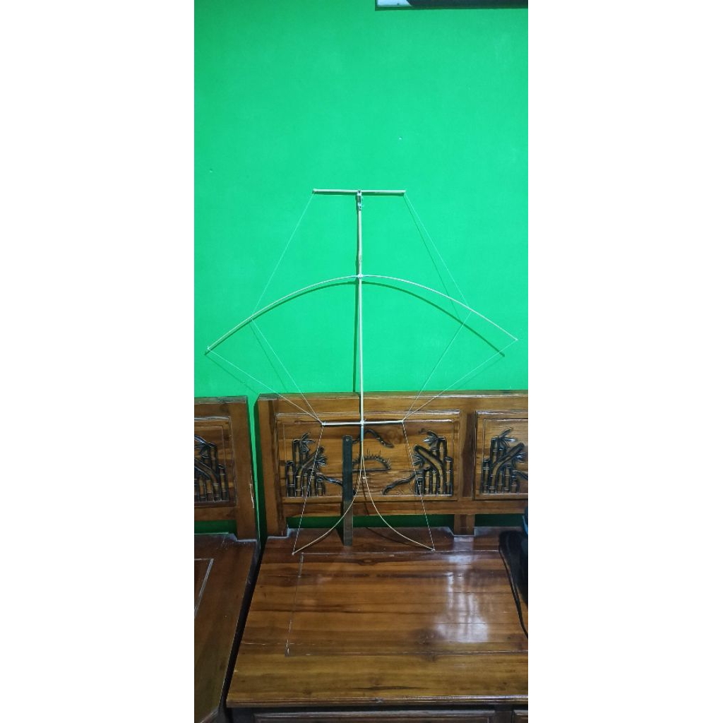 Rangka Layangan Cotek Blolong serutan halus. Ragangan Layangan Cotek Blolong Perbiji ukuran 100 x 76