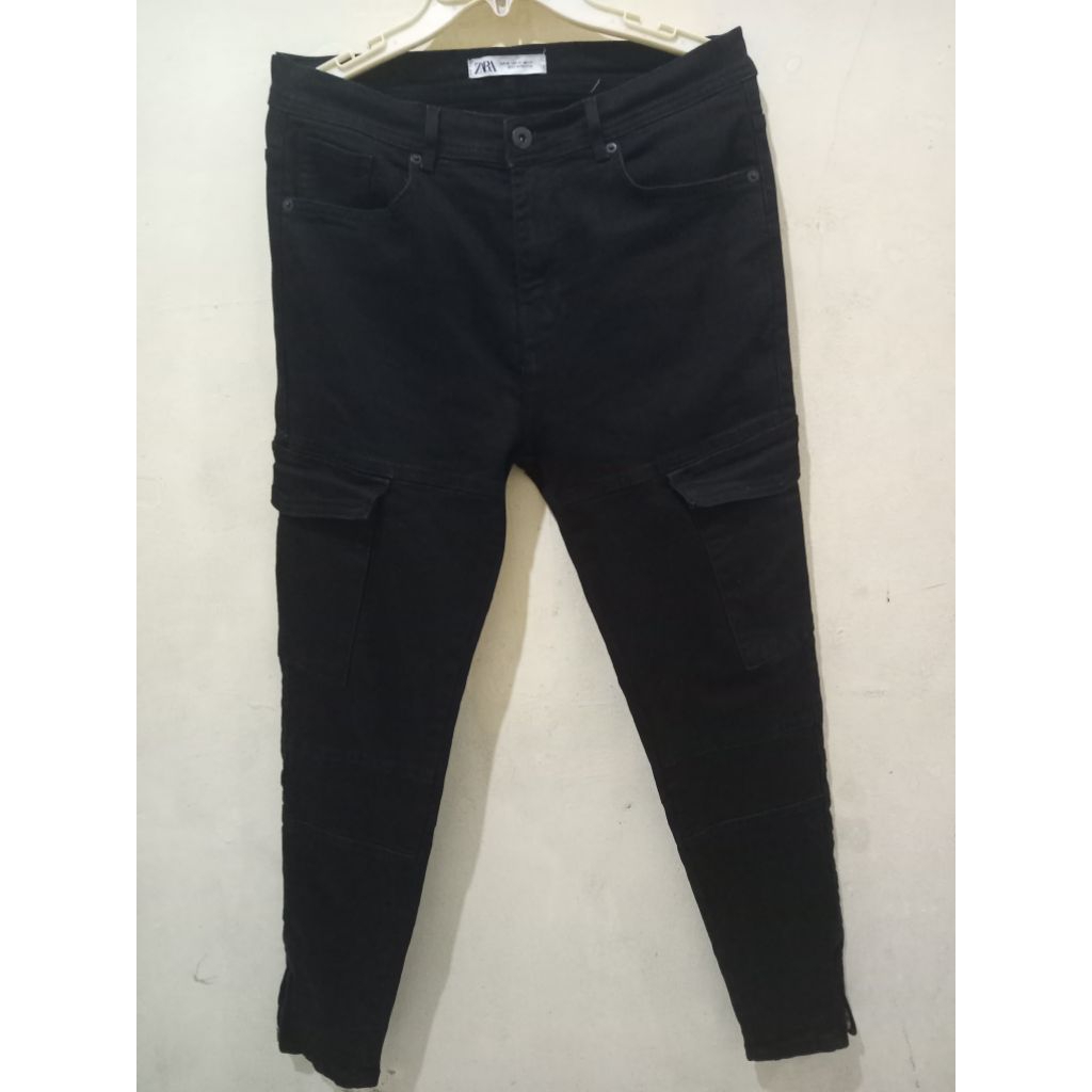 zara man cargo jeans skinny