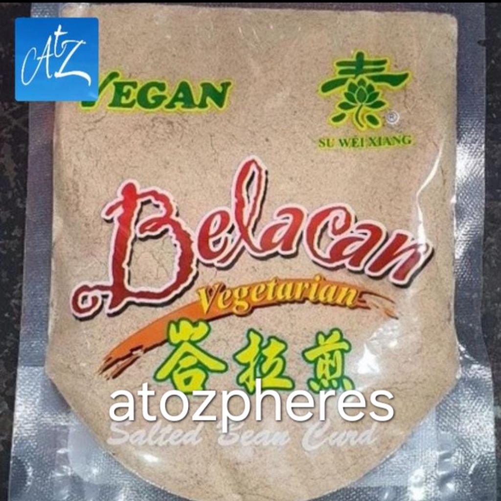 

Belacan terasi bubuk vege vegan vegetarian SU WEI XIANG salted bean curd 100g
