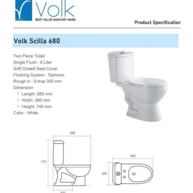 Monoblok Volk 680 Khusus Yogyakarta