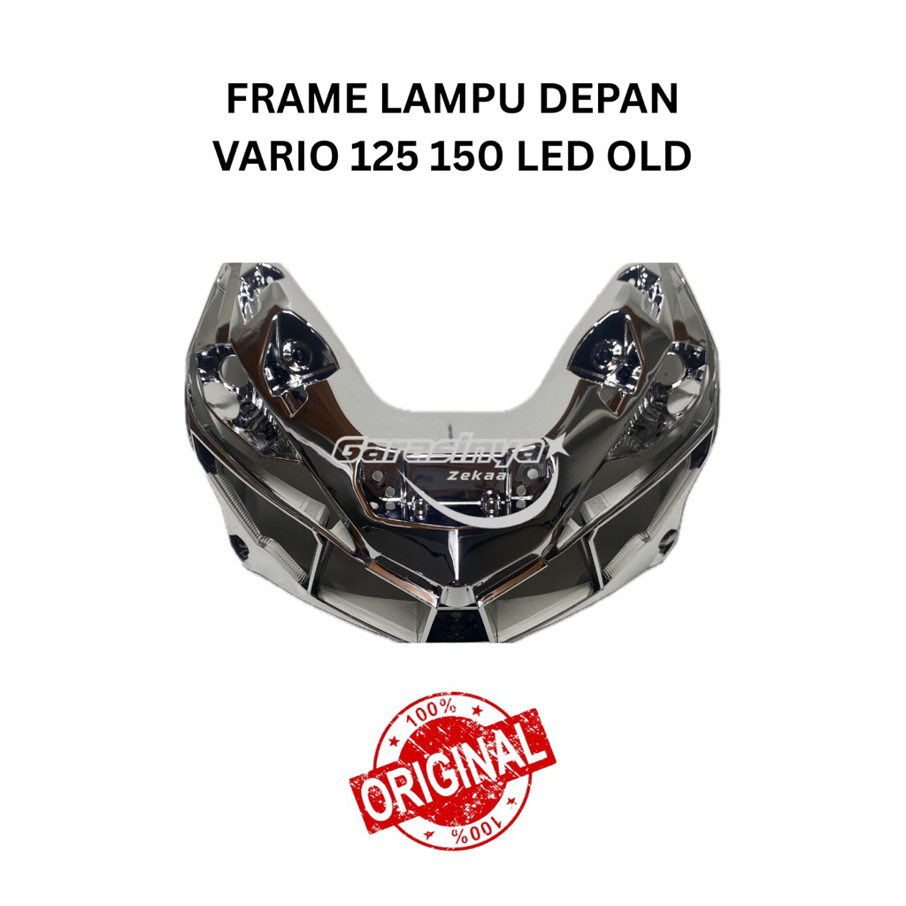 Frame Depan Frame Tempat Alis Reflektor Headlamp Lampu Depan Chrome Vario 125 150 Vario Led Old 2015