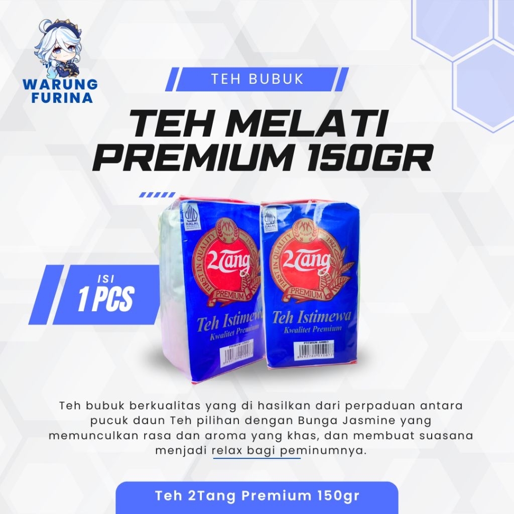 

2Tang Teh Bubuk Jasmine Premium 150gr