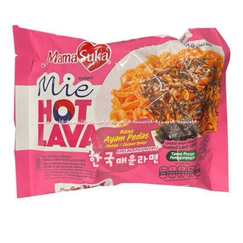 

MamaSuka Mie Hot Lava Rasa Ayam Pedas 89 gram