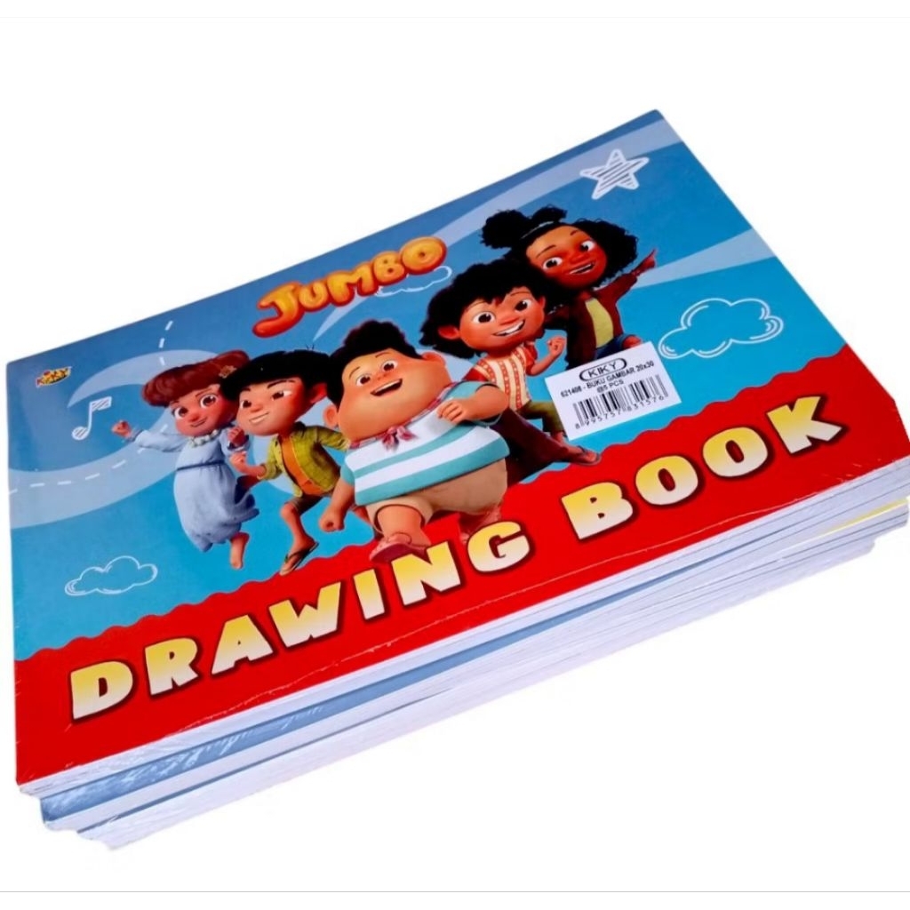 

BUKU GAMBAR KIKY KARAKTER JUMBO A4 20X301PAK ISI 5BUKU