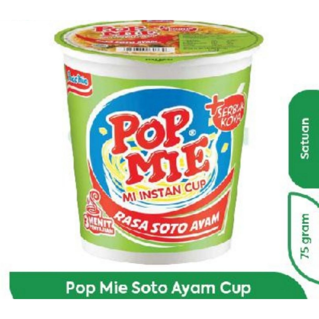 

POP MIE MI INSTAN CUP SOTO AYAM ( 1 DUS)