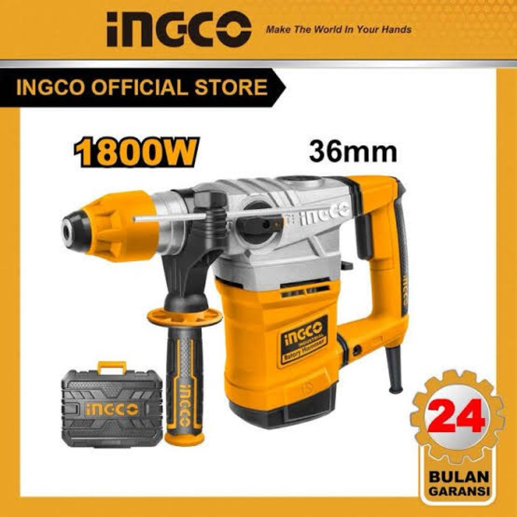 RH18008 mesin rotary hammer 36 ml Ingco