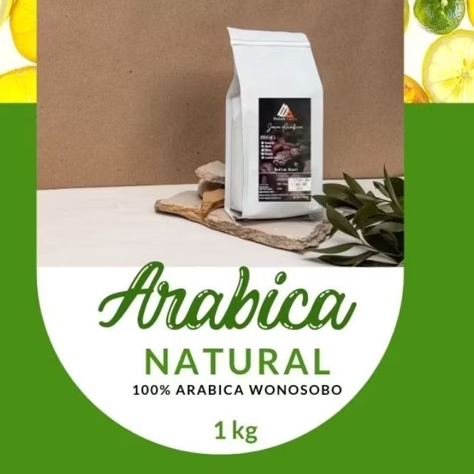 

Biji kopi bubuk 1kg arabika natural wonosobo slukatan