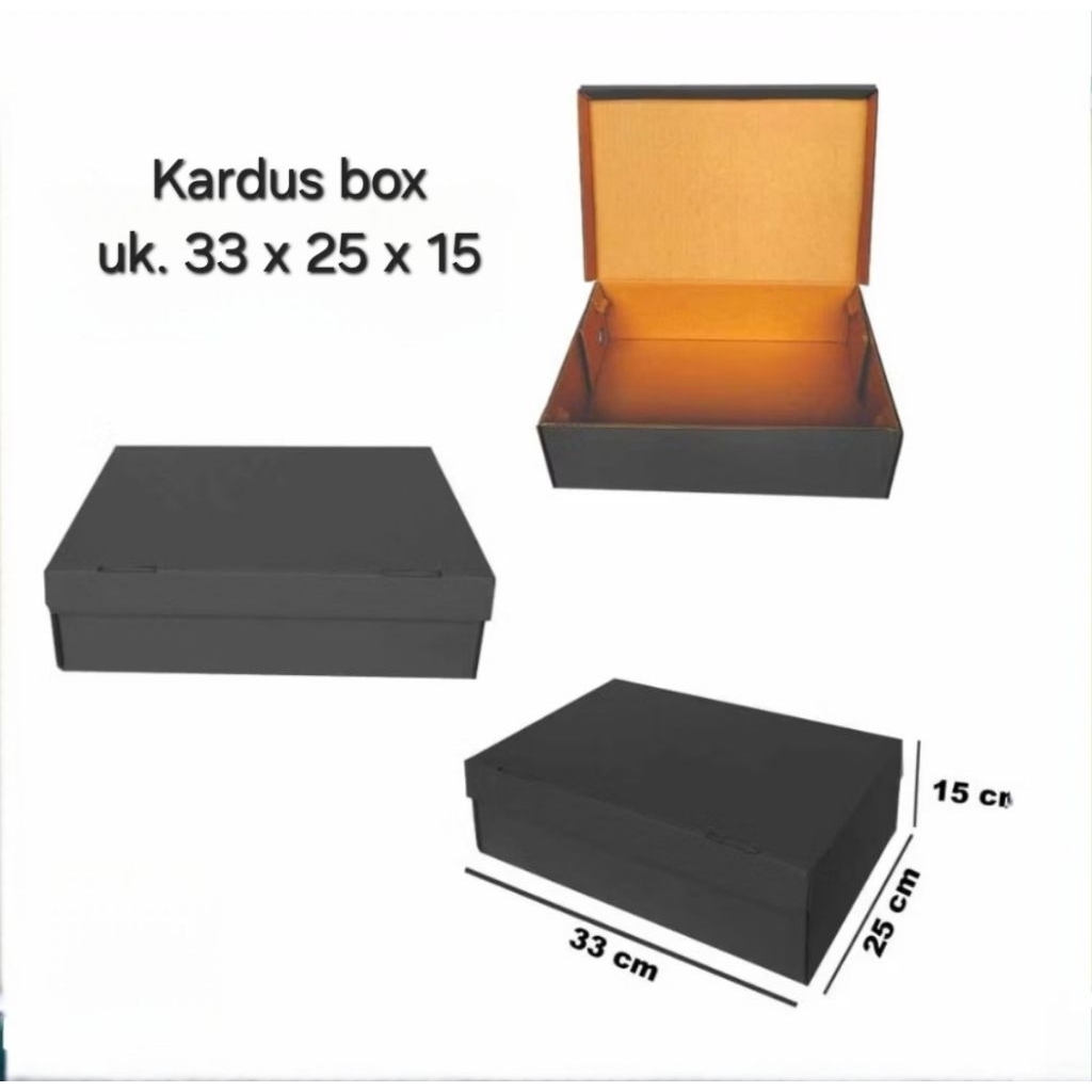 

KOTAK KARDUS DIE CUT Warna 40x30x8cm / 35x30x9cm