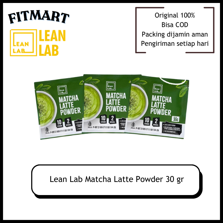 

Leanlab Bubuk Minuman Matcha Latte Premium Drink Powder 30g Sachet
