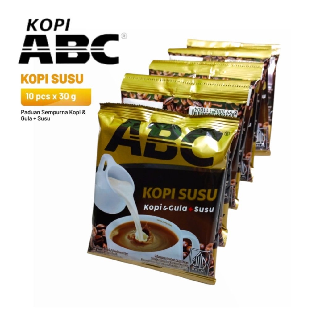 

Kopi ABC Susu 10 Sachet x 30gram – Minuman Kopi Instan dengan Susu Nikmat