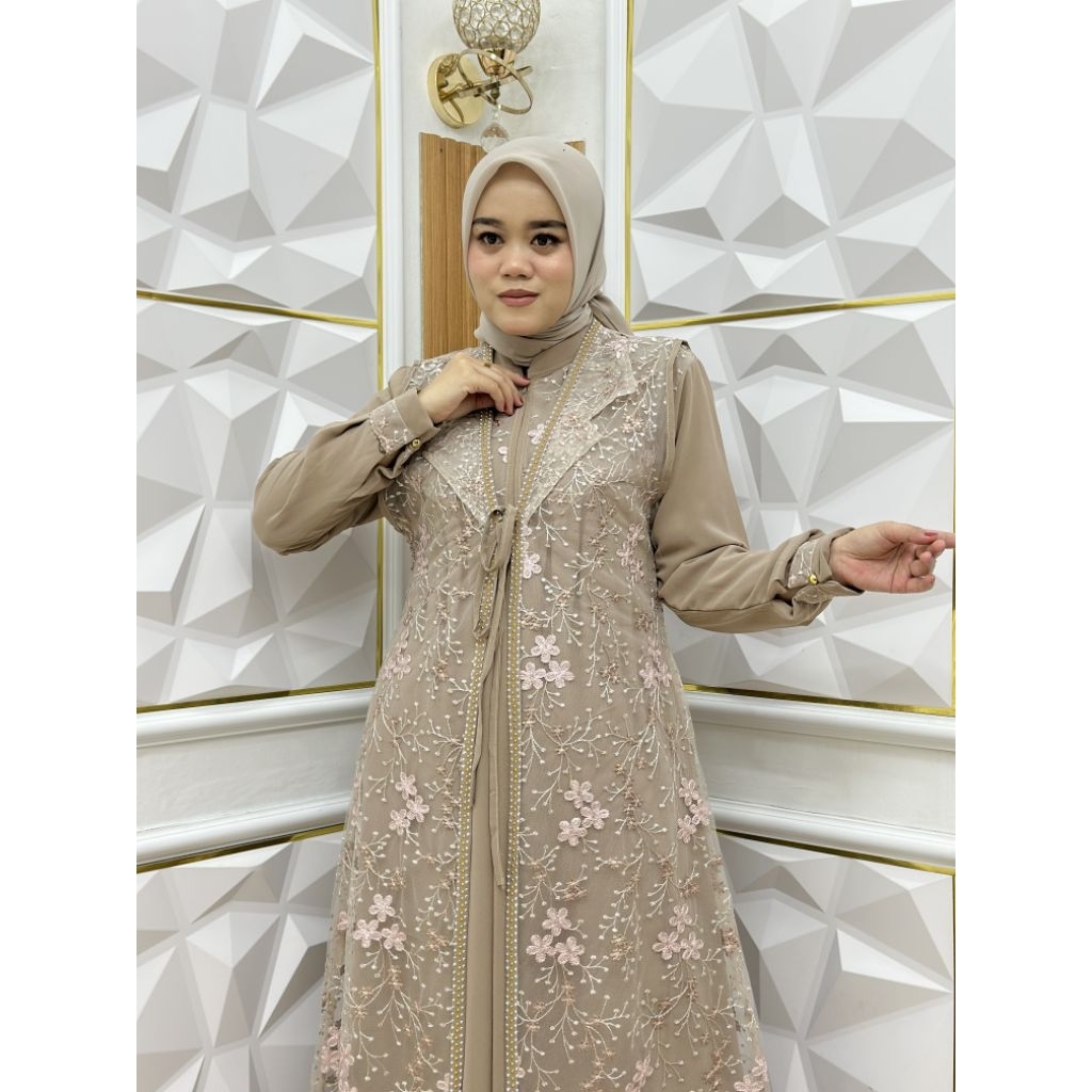 Gamis trendy outer lepas