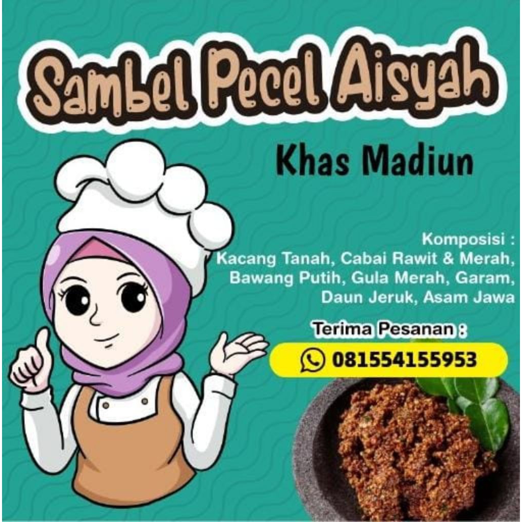 

Sambel pecel khas madiun