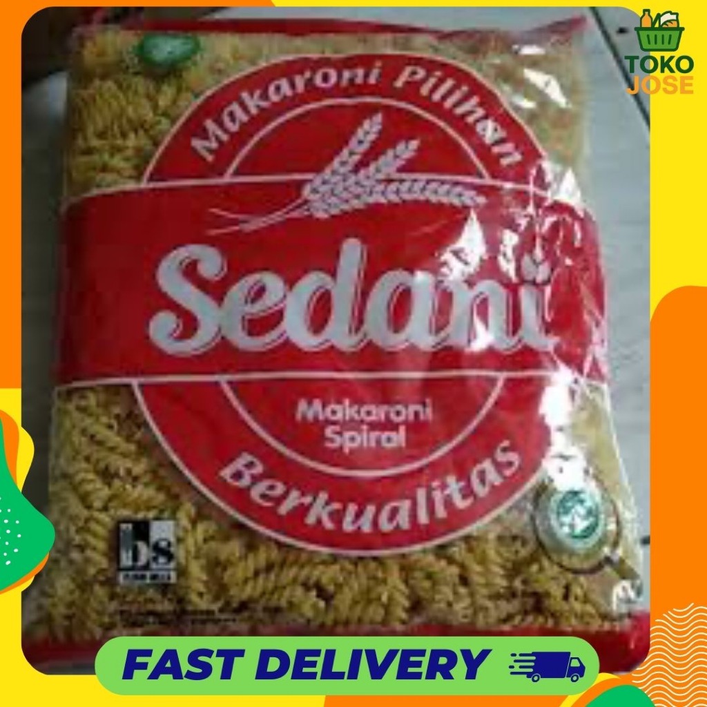 

Makaroni Sedani Spiral kemasan 1kg