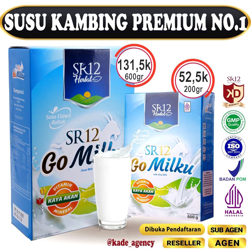 

Susu Kambing SR12 / Gomilku