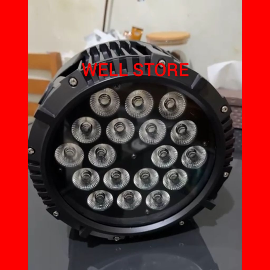 Lampu Parled Waterproof 18x10Watt 4 Kabel / Parled Outdoor Anti Air