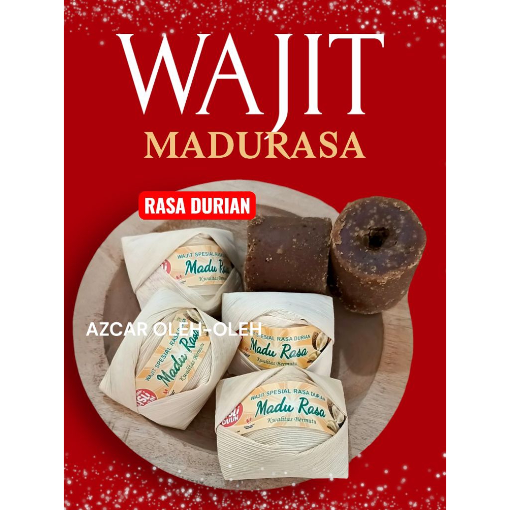 

wajit/wajik madurasa durian oleh-oleh khas cililin