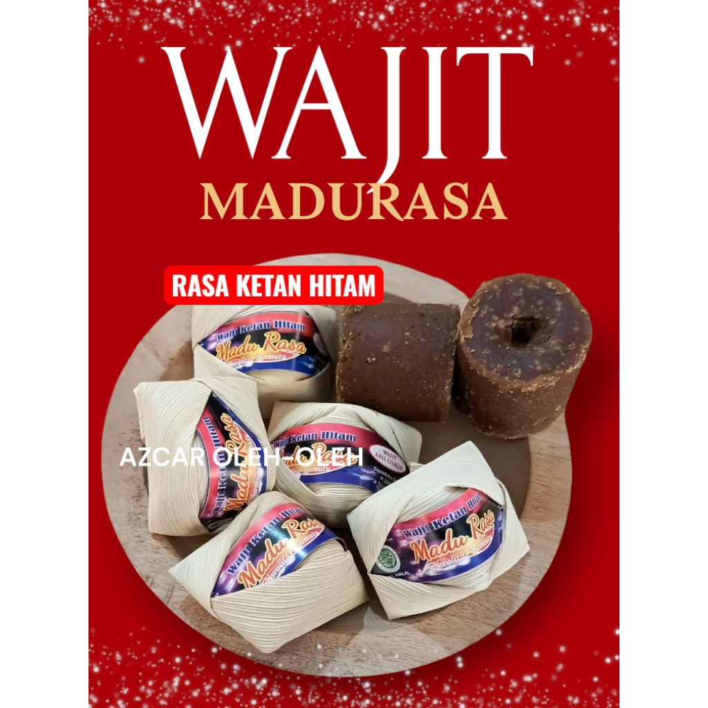 

wajit/wajik madurasa ketan hitam oleh-oleh khas cililin