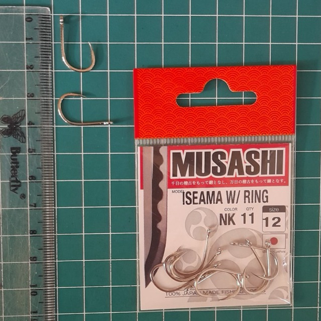 Kail Pancing Musashi Series Kecil Iseama With Ring Warna NK / BL / BN