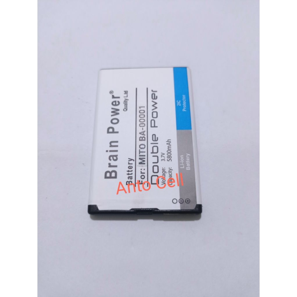 Baterai batre Mito 122Q / Mito 220 BA-00001 double power Battery hp